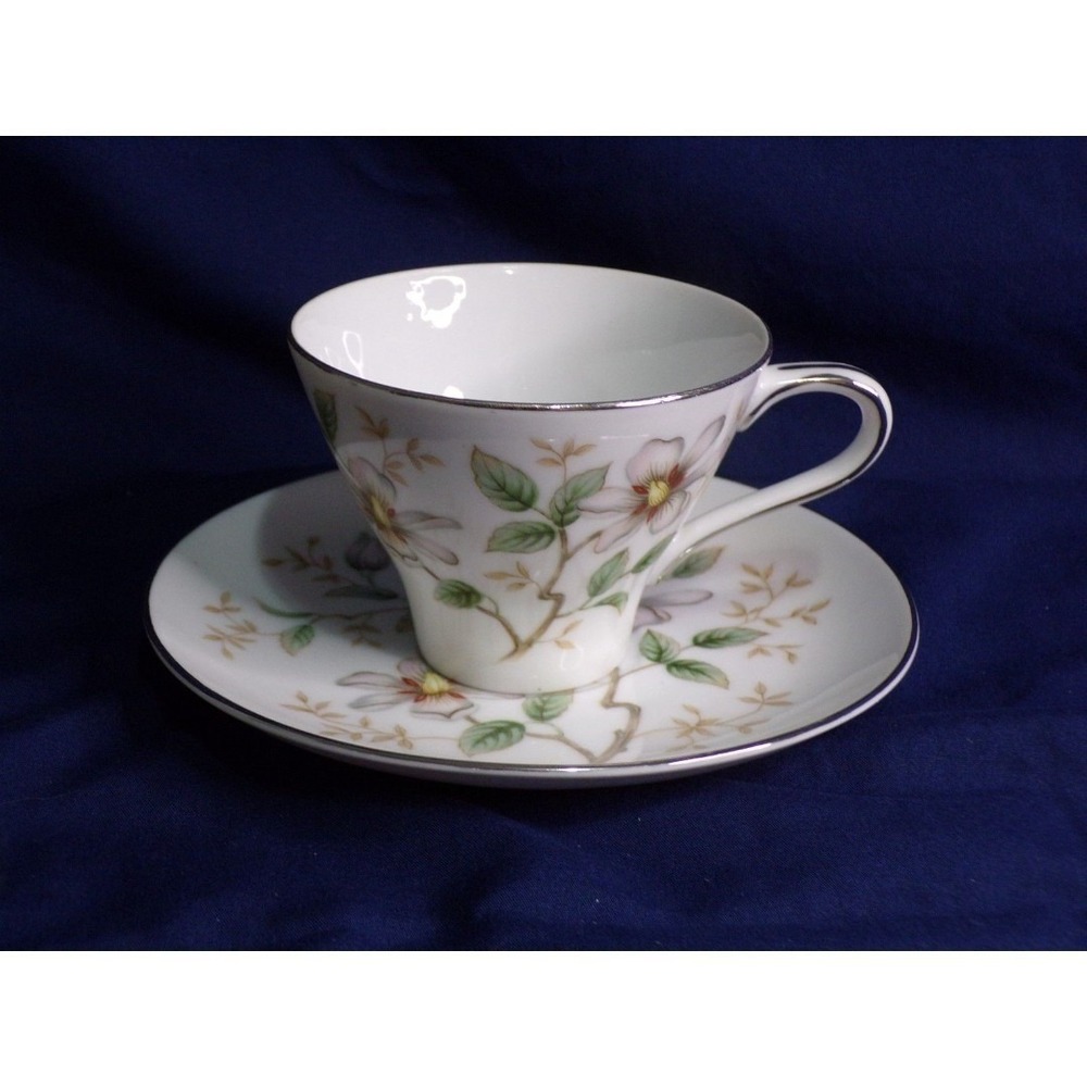 Harmony House Fine China "Cretonne" Pattern Delecate Flower Cup & Saucer Set